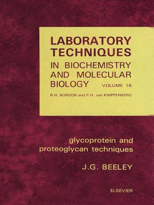 cover image of Glycoprotein and Proteoglycan Techniques